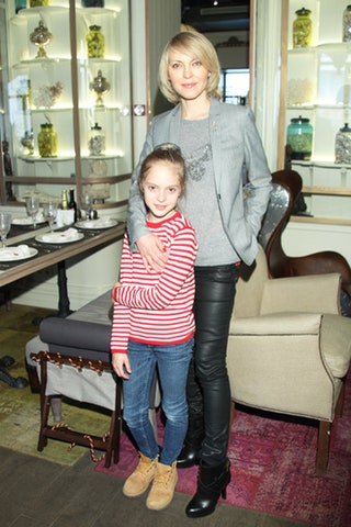 Дарья Михалкова с дочерью.
