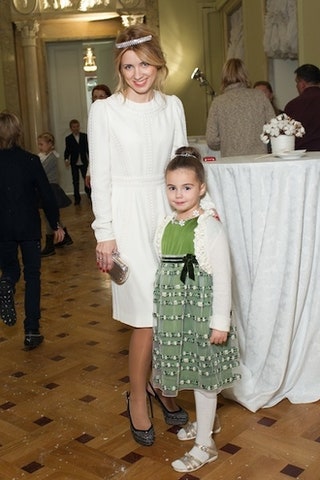 Ирина Еванжелисти с дочерью Евой.