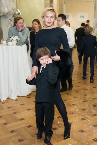 Татьяна Рогаченко с сыном Сашей.
