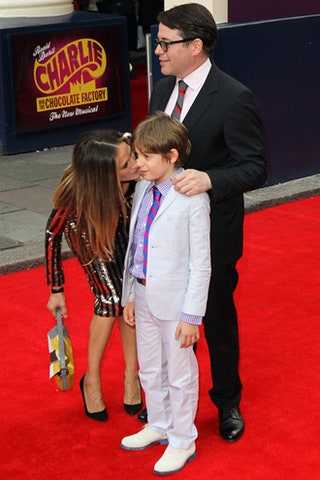Сара Джессика Паркер с мужем Мэттью Бродериком и сыном Джеймсом.
