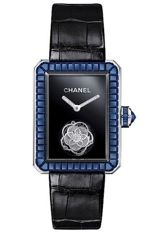Часы Premiere Flying Tourbillon от Chanel с синими сапфирами и бриллиантами.