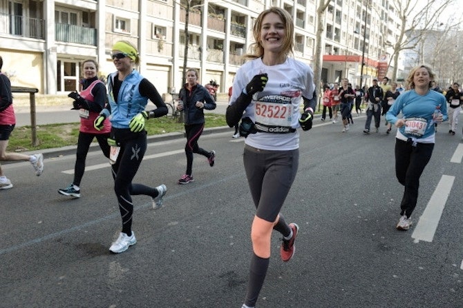 Благотворительный марафон Натальи Водяновой в Париже