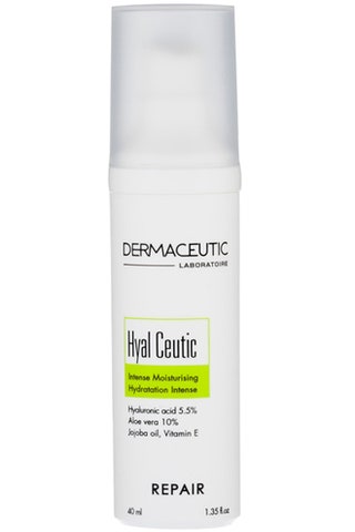 Увлажняющий крем Hyal Ceutic от Dermaceutic с гиалуроновой кислотой увлажняет и восстанавливает чувствительную кожу .