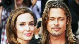 Анджелина Джоли и Брэд Питт на премьере фильма «Война миров Z»