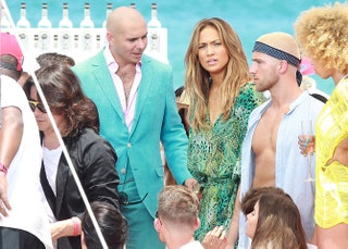 Pitbull и Дженнифер Лопес.