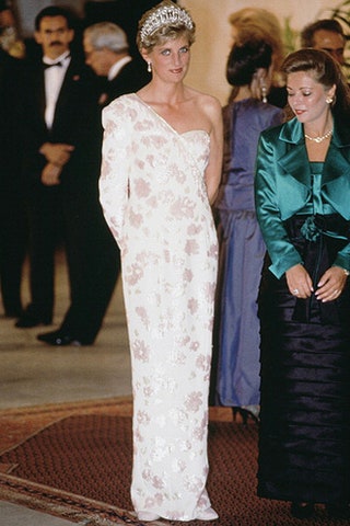 Принцесса Диана в платье Catherine Walker.