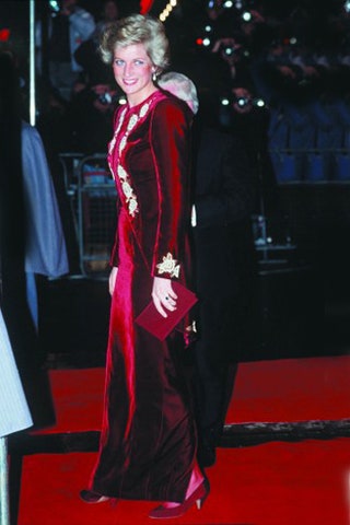 Принцесса Диана в платье Catherine Walker.