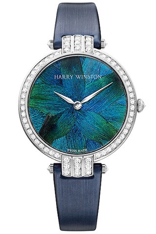 Часы из коллекции Premier Feathers от Harry Winston.