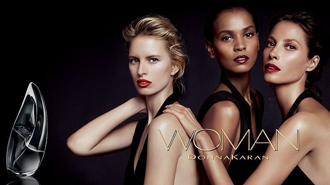 Три модели в рекламе аромата Donna Karan