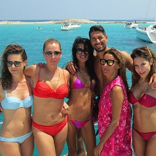 Гога Ашкенази на яхте с друзьями.