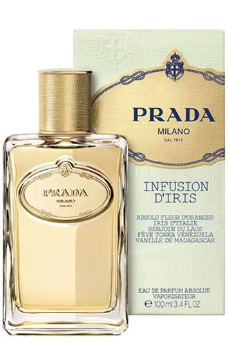 Парфюмерная вода Infusion d'Iris Absolue от Prada чувственные цветы апельсинового дерева и страстная ваниль