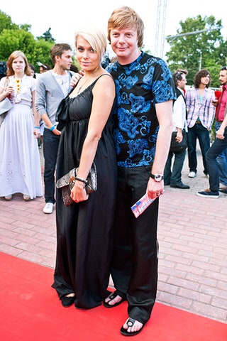 Андрей ГригорьевАпполонов с супругой.