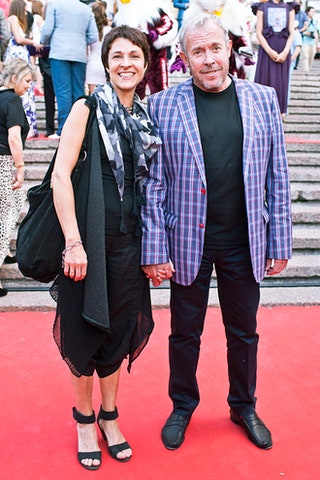 Андрей Макаревич с супругой Натальей.