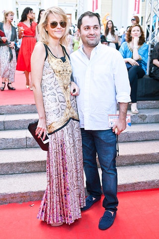 Таш Саркисян с женой.