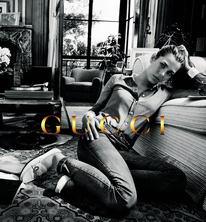 Шарлотта Казираги новый фотосет для Gucci