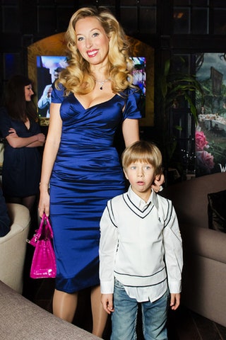 Ульяна Цейтлина с сыном.
