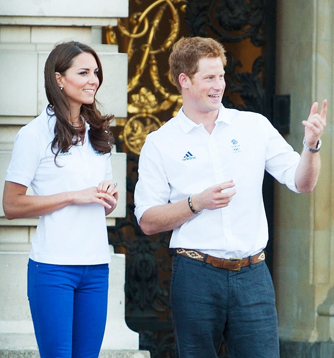 Герцогиня Кэтрин и принц Гарри