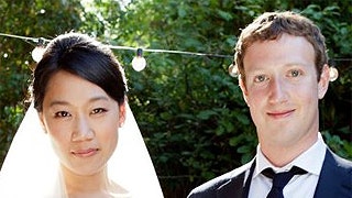 Фото со свадьбы Марка Цукерберга