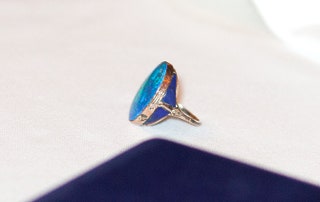 Перстень с опалом от Натальи Водяновой.