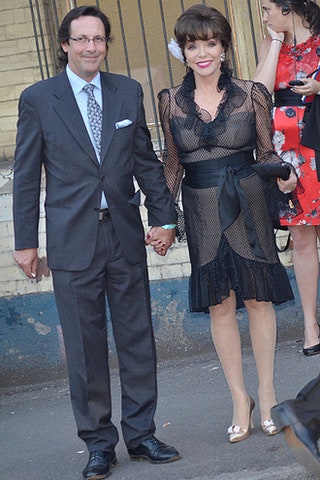 Джоан Коллинз с супругом.