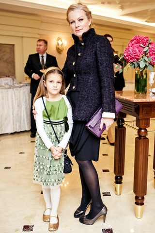 Светлана Де Паоли с дочкой Ариной.
