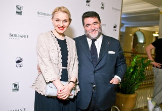 Михаил Куснирович с супругой.