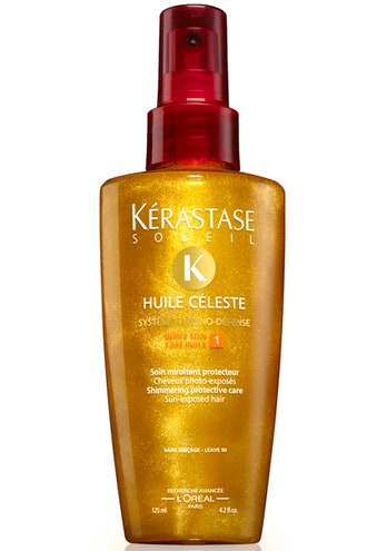 Маслоспрей со светоотражающими частицами Huile Cleste от Krastase защита волос от негативного воздействия солнечных...