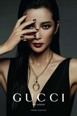 Ли Бинбин в рекламной кампании Gucci.