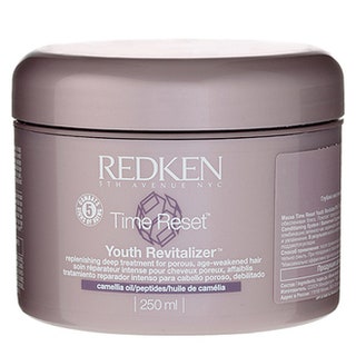 Маска Time Reset Youth Revitalizer от Redken для истонченных и пористых волос экстракт зеленого чая керамиды и пептиды в...