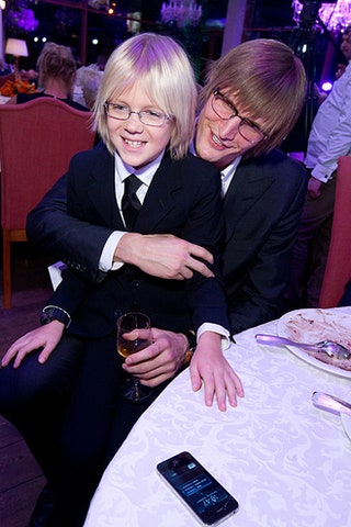 Андрей Кириленко с сыном.