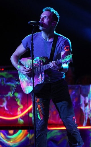 Выступление Coldplay.