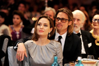 Анджелина Джоли и Брэд Питт.