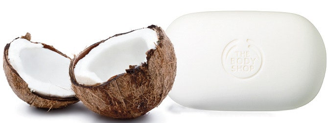 Мыло с ароматом кокоса от Body Shop