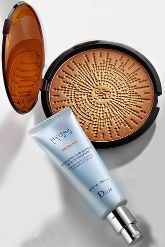 BBкрем Hydra Life BB Creme SPF 30 от Dior  и пудра Terra Soleia от Guerlain