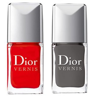 Юбилейные лаки Dior Vernis Rouge Altesse №999 и Gris Montaigne №707