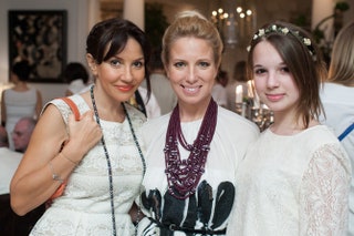 Ирина Чайковская и Светлана Захарова с дочерью.