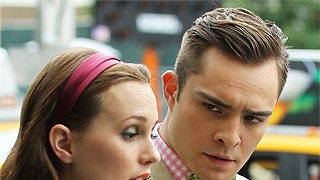 Gossip Girl Чак Басс и Блэр Уолдорф в кадре
