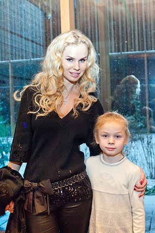 Ольга Курбатова с дочерью.