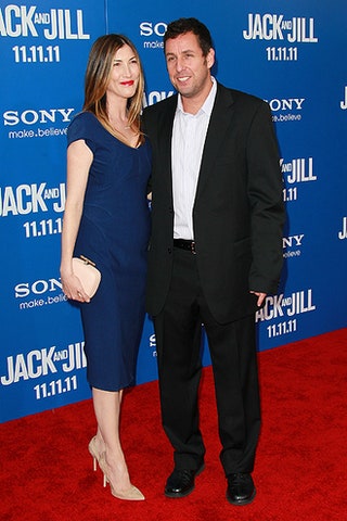 Адам Сэндлер с женой Джеки.