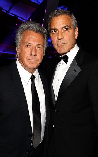 Дастин Хоффман и Джордж Клуни.