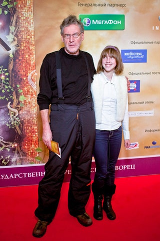 Артемий Троицкий с дочерью.