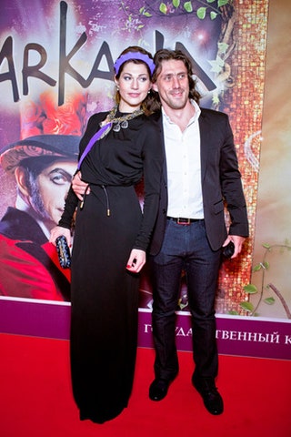 Евгения Линович с супругом.