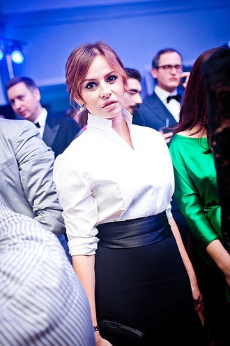 Оксана Лаврентьева на церемонии «GQ Человек года»2011