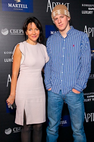 Ирина Чайковская с сыном Олегом