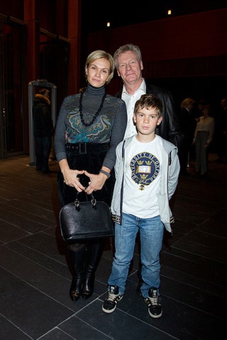 Татьяна Ширкина и Ален Корнибер с сыном.