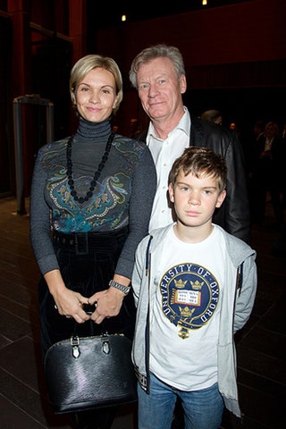 Татьяна Ширкина и Ален Корнибер с сыном.