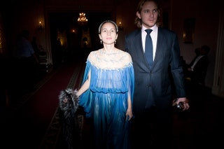Ольга Томпсон с мужем.