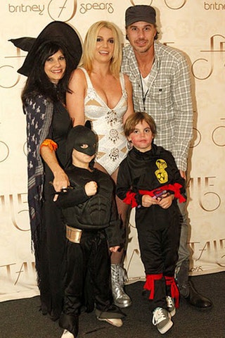 Бритни Спирс с семьей.