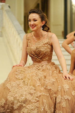 Мария Титова в Elie Saab Haute Couture.