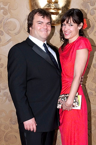 Джек Блэк и его жена Таня Хейден в DolceGabbana.